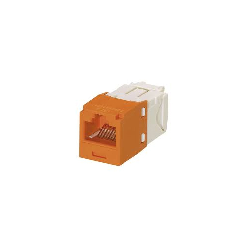JACK RJ45 CAT6, NARANJA (MDVO)